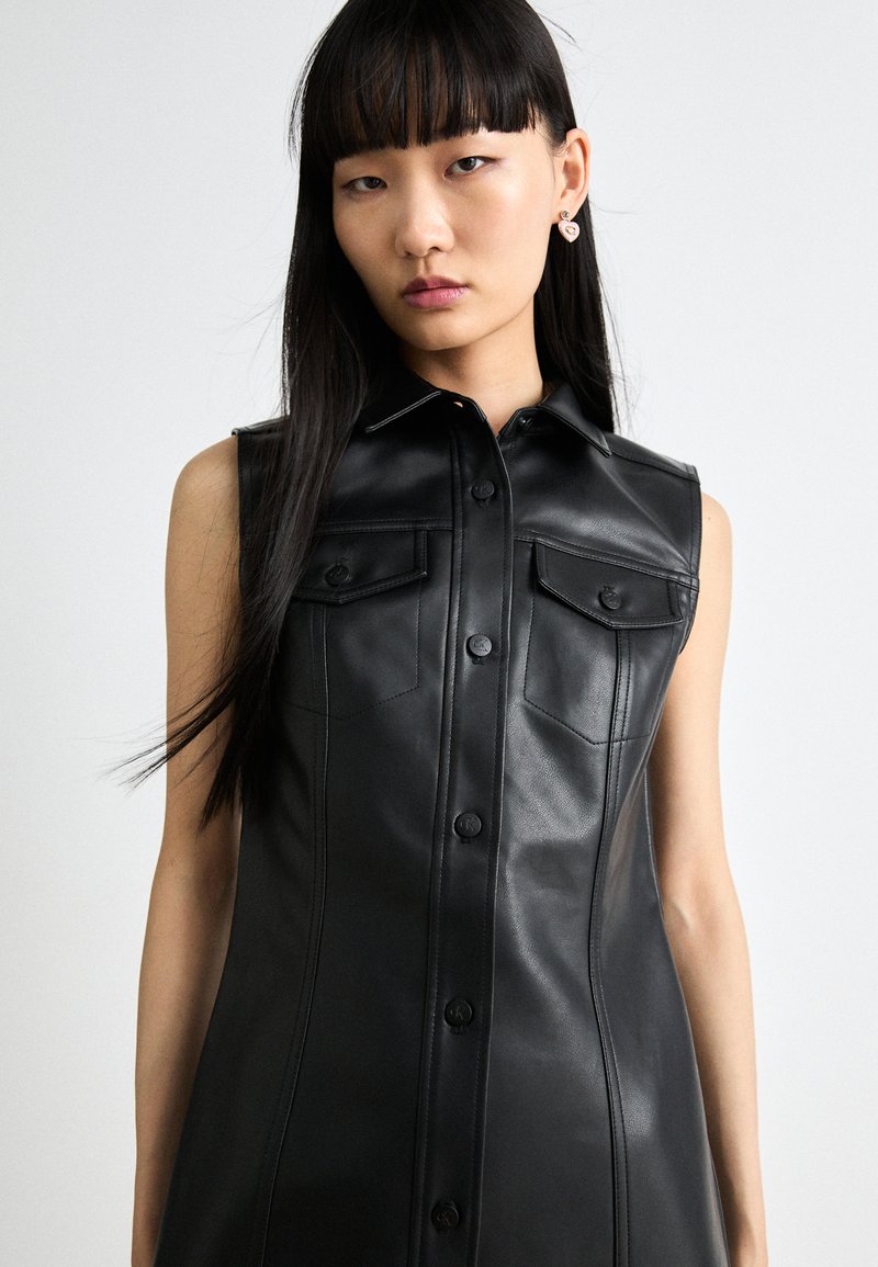 Calvin Klein Jeans DRESS - Shirt dress - black - Zalando.ie