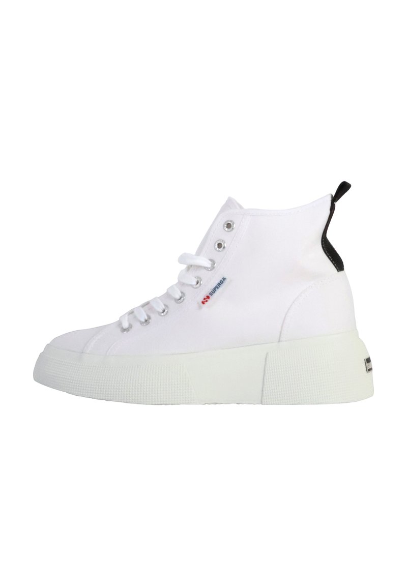 Superga BUBBLE  - High-top trainers - blanc noir