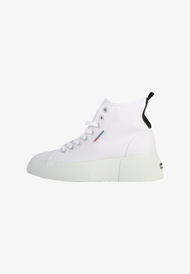 Superga BUBBLE - High-top trainers - blanc noir