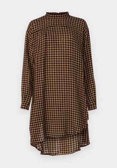 Henrik Vibskov FLIP SHIRT - Palaidinė - beige/black