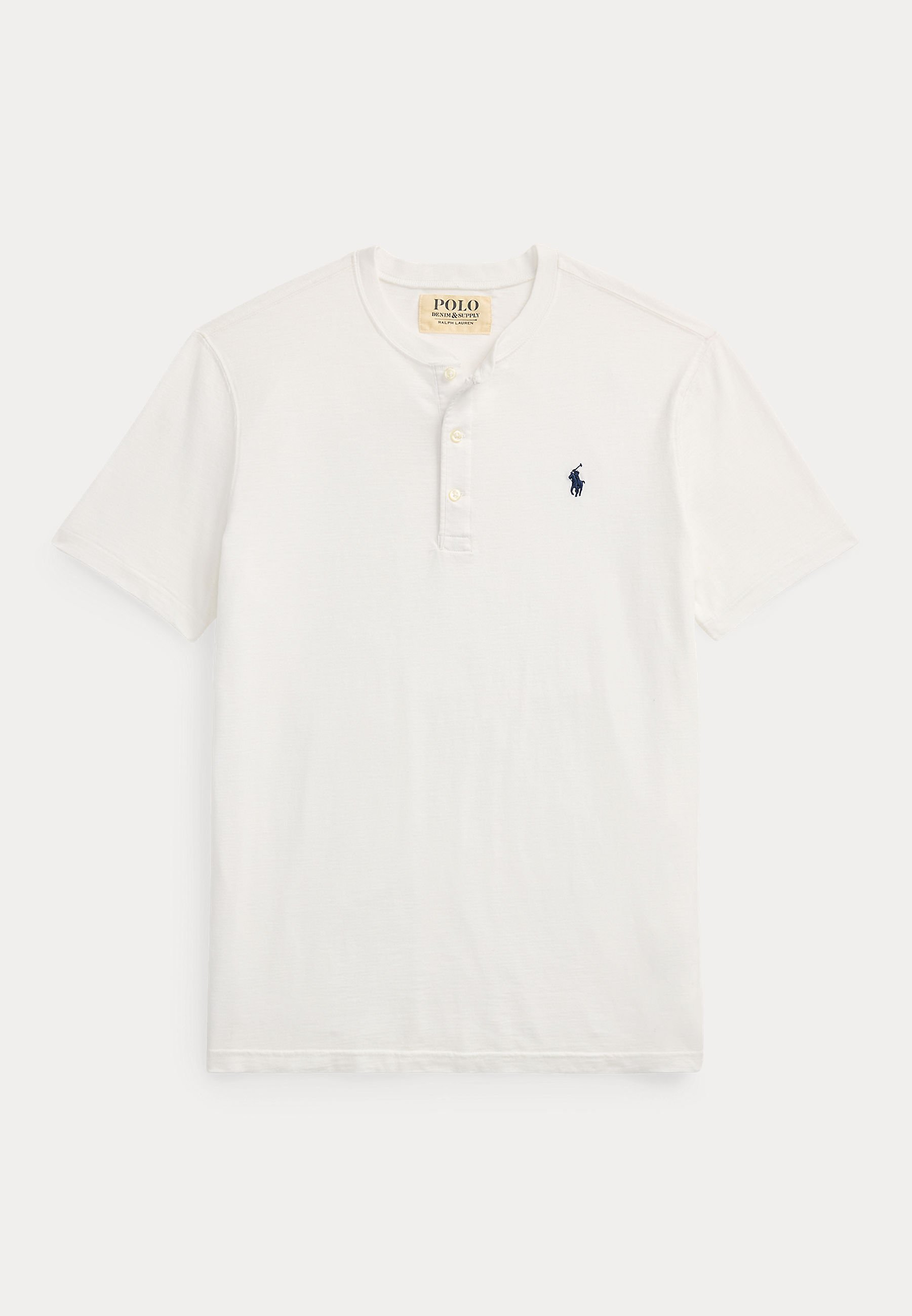 Polo Ralph Lauren SLUB JERSEY SHORT-SLEEVE HENLEY SHIRT - T-shirt