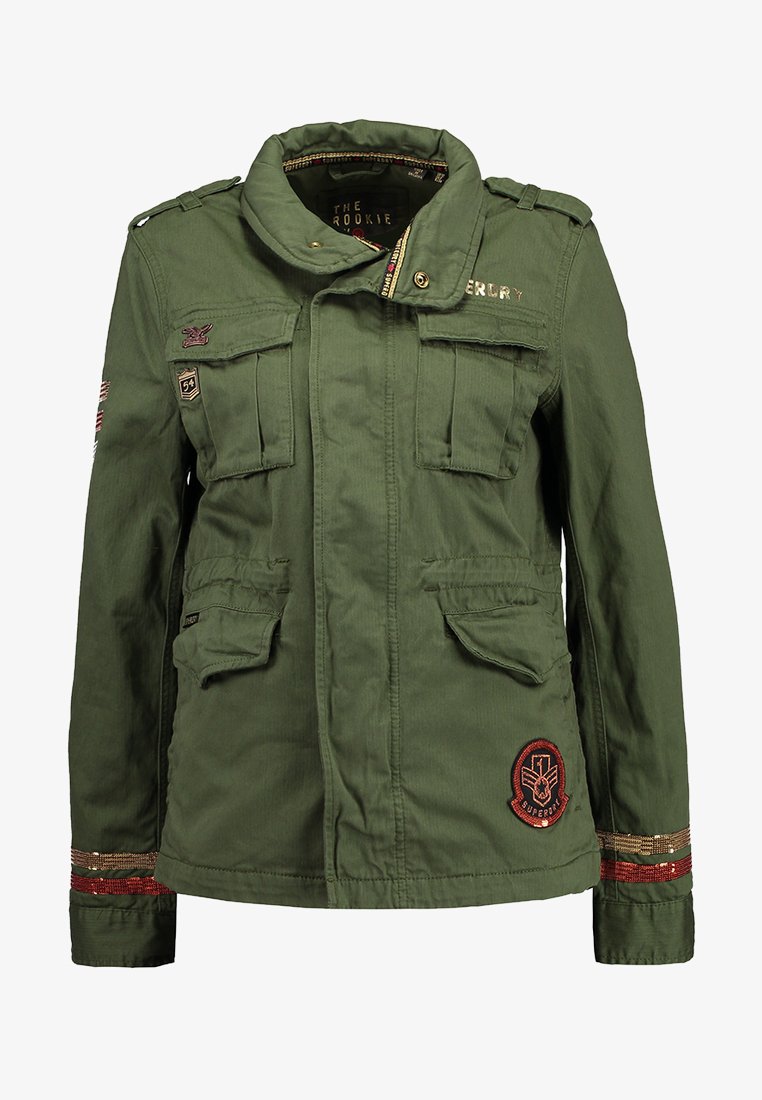 Superdry GLITTER ROCK ROOKIE Lett jakke khaki Zalando.no Superdry GLITTER ROCK ROOKIE Lett jakke khaki Zalando.no