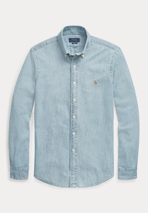 Polo Ralph Lauren, SLIM FIT CHAMBRAY SHIRT - Vapaa-ajan kauluspaita - medium wash