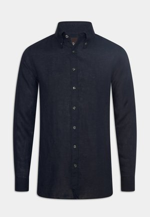 Oscar Jacobson REG FIT BD SIGNATURE - Skjorta - navy