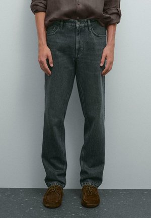 Zúžené džíny - mottled dark blue