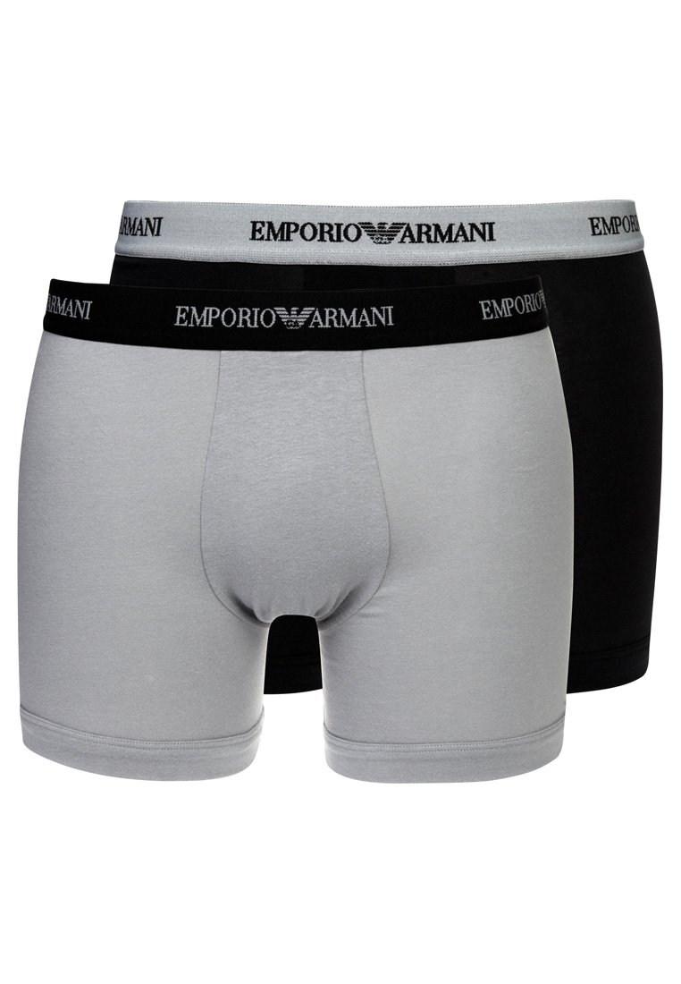 Emporio Armani 2 PACK - Bokserbriefs - grey/black