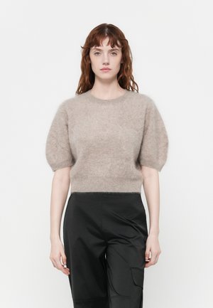 PUFF SHORT SLEEVE - Pullover - taupe