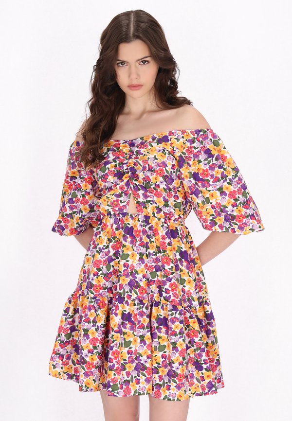 Freizeitkleid - violet multicolor