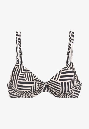 BÜGEL - Bikini-Top - schwarz creme