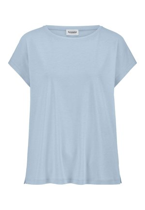 hessnatur, OVERSIZE - T-Shirt basic - perlblau