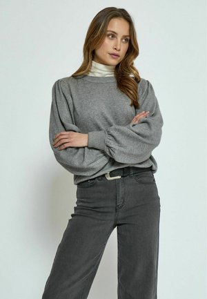 MSJUDY ROUND NECK  - Džemperis - grey melange
