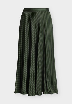 GANT, PLEATED SKIRT - Skladaná sukňa - country green