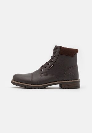 Stivaletti stringati - brown