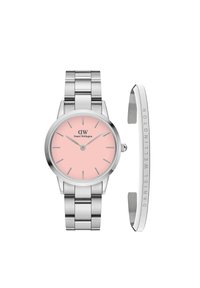 Daniel Wellington - ICONIC LINK BLUSH 32 + BRACELET SMALL - Laikrodis - silver-coloured Miniatiūros vaizdas 1