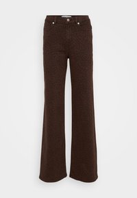 ONLMADISON ANIMAL  - Platėjantys džinsai - chicory coffee/black