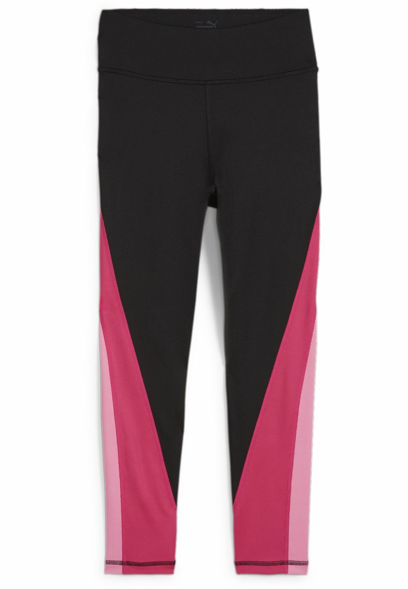 Puma FIT HIGH WAIST  - Punčochy - black garnet rose