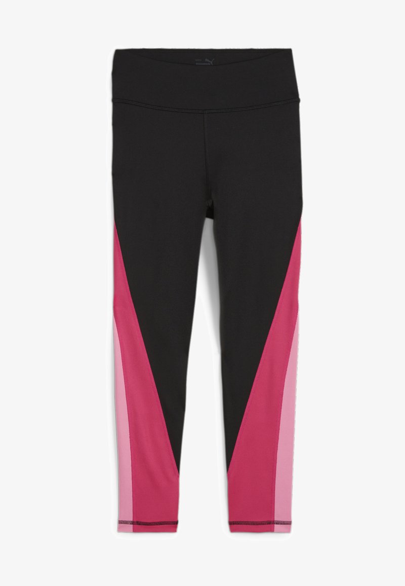 Puma FIT HIGH WAIST - Punčochy - black garnet rose