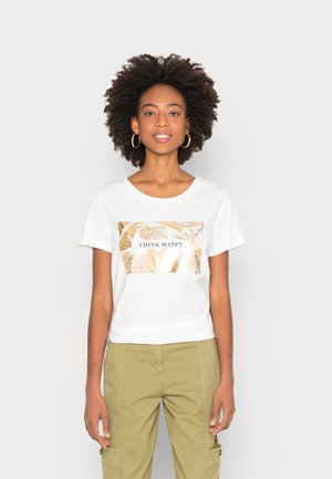 TORA - Print T-shirt - snow white