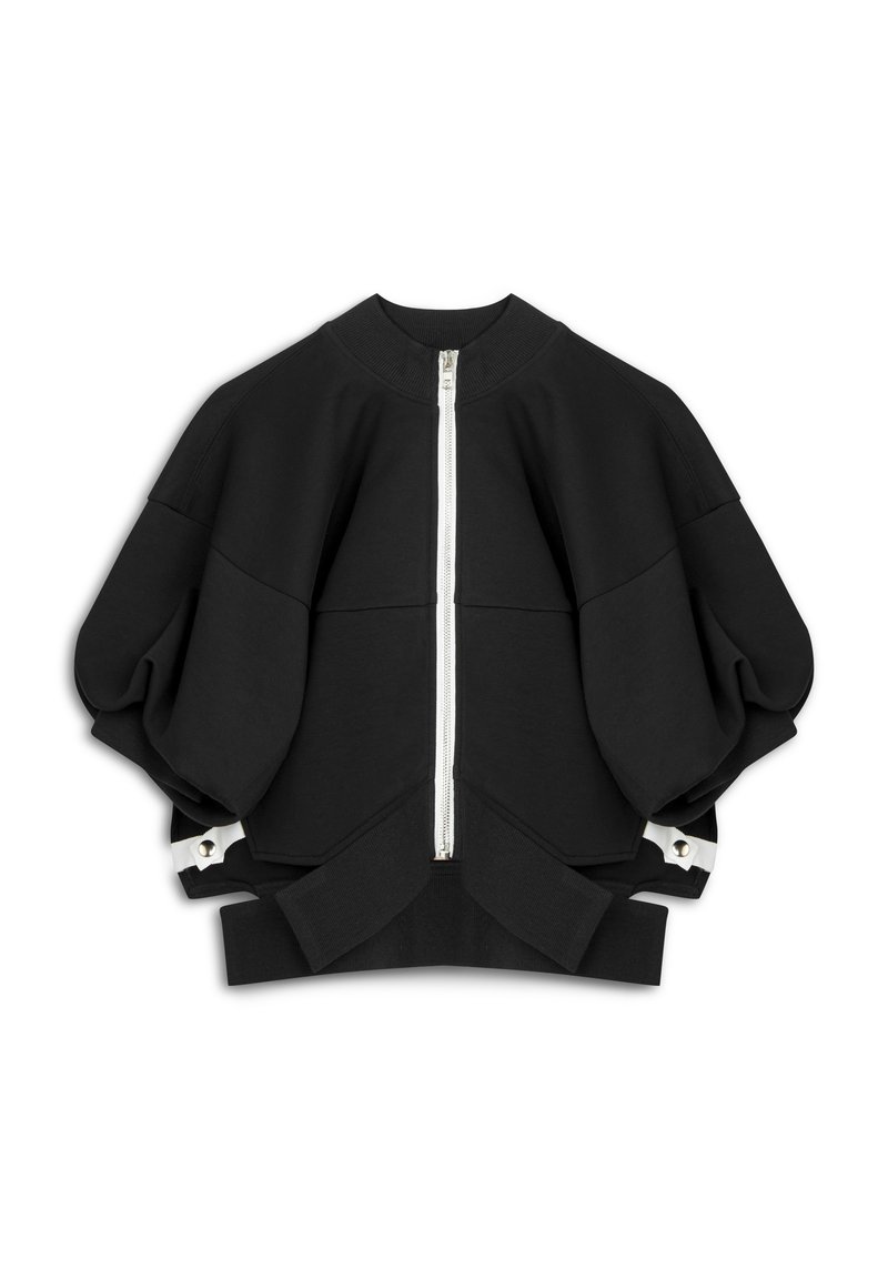 Twist RELAXED FIT CONTRAST GROSGRAIN - Sweat zippé - black/noir ...