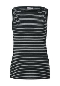 MIT RIPPSTRUKTUR - Top - grün