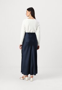 Lindex SKIRT MARY - Fustă maxi - navy blue