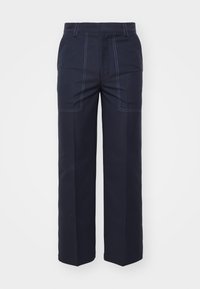 CROPPED PANTS - Pantaloni - navy