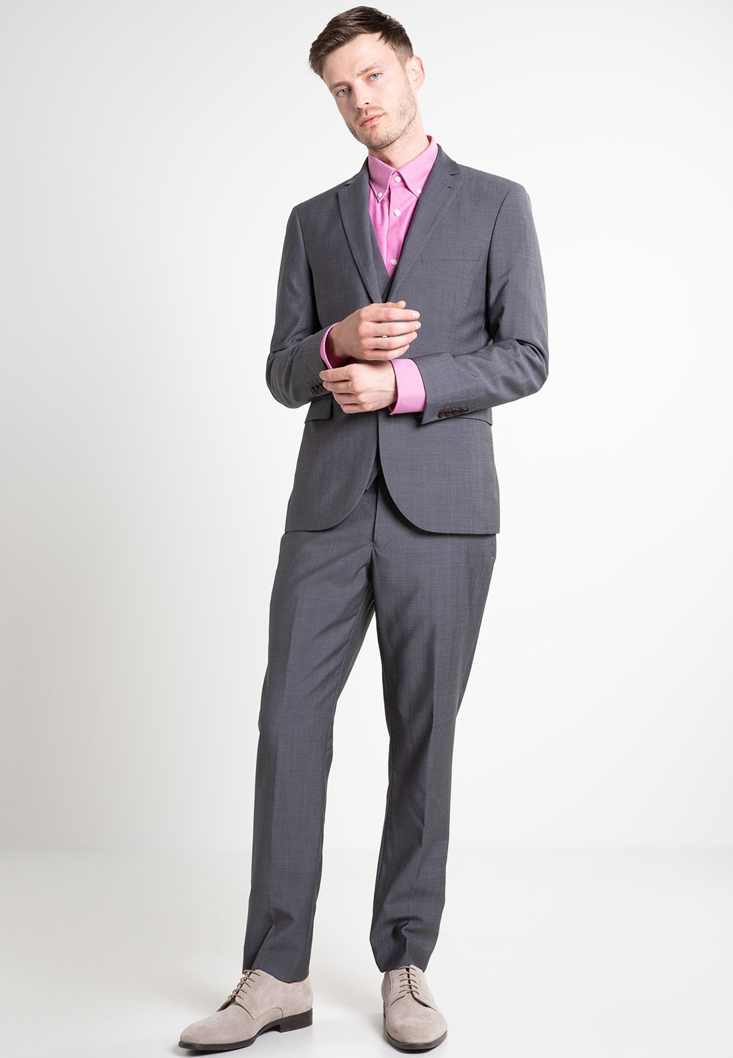 Next CHARCOAL - Pantaloni eleganti - dark grey/grigio scuro - Zalando.it