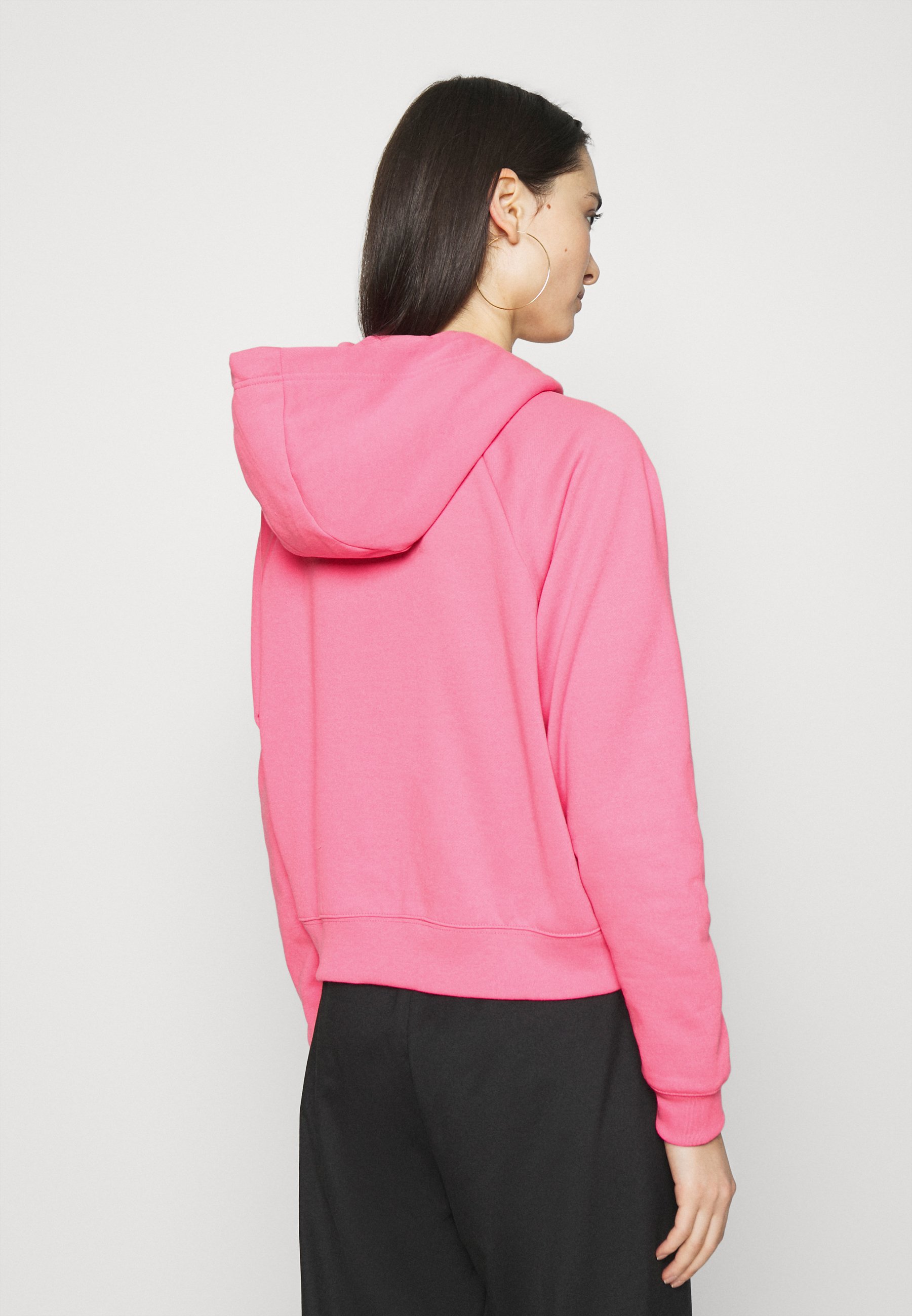 pink and black nike hoodie