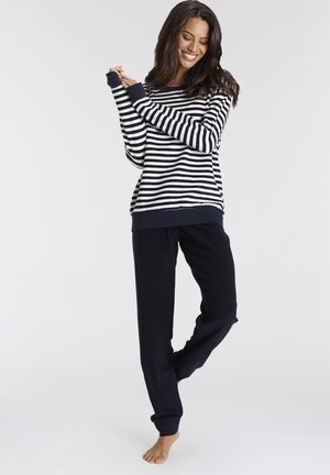 VIVANCE DREAMS BY LASCANA VD STRIPES  SET - Pyjamas - dunkelblau