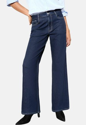 WIDE - Flared Jeans - new rinse blue