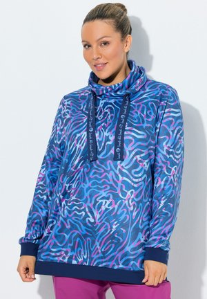 WAVE PRINT - Sweatshirt - dark blue