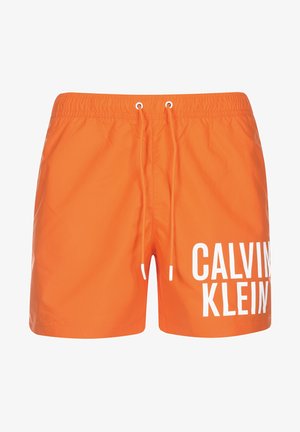 Calvin Klein Swimwear MEDIUM DRAWSTRING - Shorts da mare - sun kissed orange