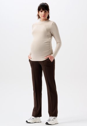 CASUAL EILI - Pantalon classique - coffee bean