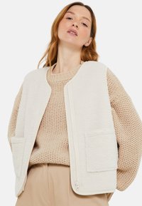 Monoprix SANS MANCHE  - Veste sans manches - ecru