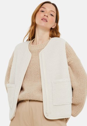 Monoprix SANS MANCHE  - Veste sans manches - ecru
