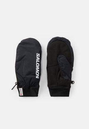 Salomon CROSS WARM MITTEN UNISEX - Fäustling - deep black