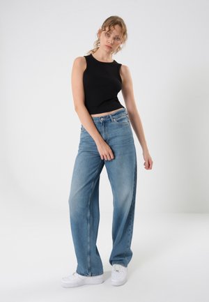 2 PACK - Top - black/white
