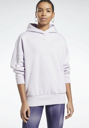 OVERSIZED WORKOUT HOODIE - Jersey con capucha - purple