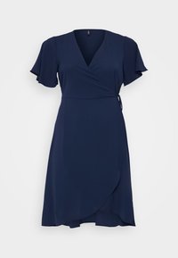 VMCSAKI WRAP DRESS  - Päevakleit - navy blazer