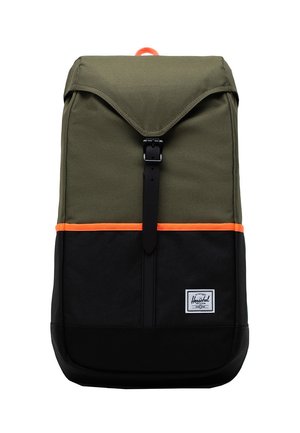 THOMPSON PRO - Sac à dos - ivy green/black/shocking orange