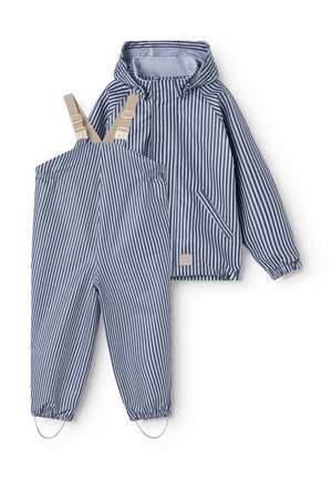 MarMar Copenhagen, ODDY SET - Regnbukser - blue stripes