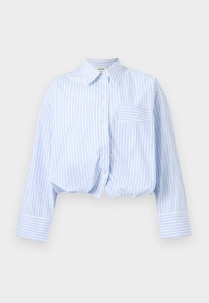 CHEMISE - Skjortebluser - bleu/blanc