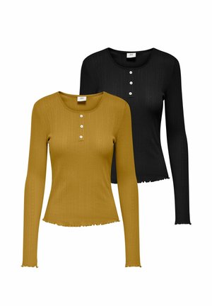 2 PACK - Top s dlouhým rukávem - harvest gold