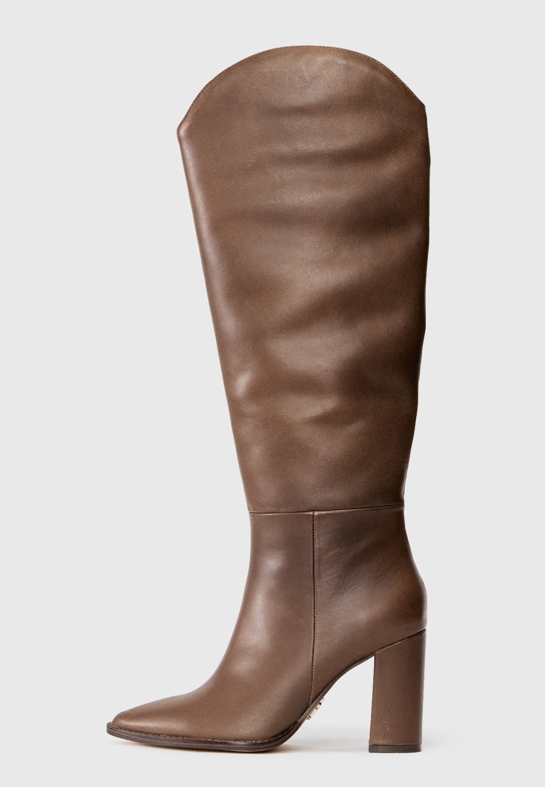Steve Madden Stivali Uomo Noby, Pelle Morbida Rugosa, Colore Marrone Chiaro, Taglia 43 EU - 3