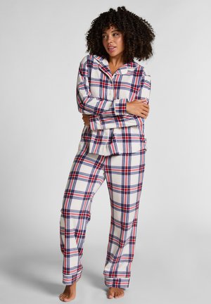 POLAR CHECK - Pyjama - gardenia