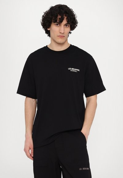 Les Benjamins RELAXED TEE - T-shirts med print - black