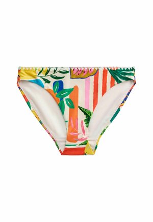 WHIPSTITCH HIGH LEG - Bikini-Hose - red green tropical