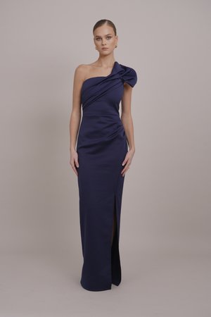 ONE SHOULDER MAXI - Koktailové šaty/večierkové šaty - navy blue