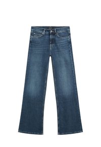 Massimo Dutti HIGH WAIST  - Jeans a zampa - blue denim