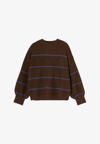 Sélectionné, rayé marron